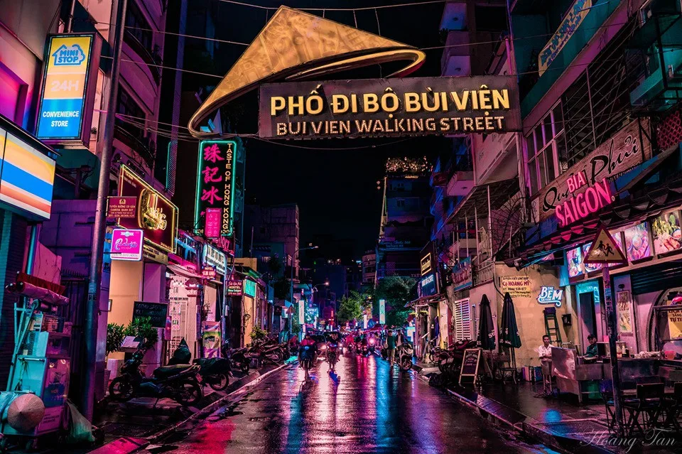 hình ảnh phố đi bộ Bùi Viện